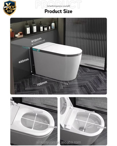 WC Intelligente per Casa con Copertura Automatica, Scarico a S-Trappola, Funzionamento Senza Pressione Idrica e Telecomando Incluso - Product Image 4