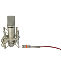 Microphone d'enregistrement de studio 34 mm U87, réplique de microphone, support de micro en plastique, or, CE, sans fil, à condensateur, garantie 1 an