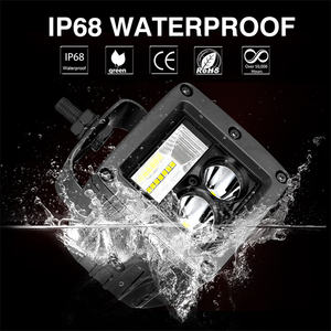 ไฟคอมโบลำแสงสีขาว6000K สว่างเป็นพิเศษไฟ LED สี่เหลี่ยม3นิ้วสำหรับรถยนต์ออฟโรด4x4อุปกรณ์เสริมรถยนต์ - Product Image 5