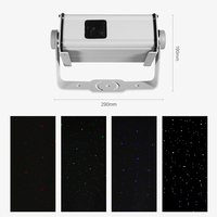 Projecteur LED Laser 13W Effet Lucioles, Étanche IP65, Points Mobiles RGB DMX512 pour Éclairage Extérieur Jardin, Paysage, Arbres, Allées et Cour
