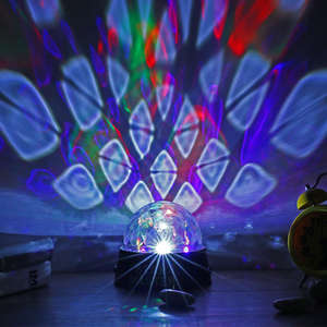 एलईडी क्रिस्टल जादू गेंद प्रकाश का नेतृत्व किया आरजीबी जादू गेंद मिनी डिस्को बैटरी संचालित रंगीन पार्टी प्रकाश - Product Image 4