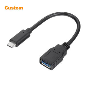 Adaptador USB 3.0 Tipo C OTG LUNG KAY de 20 cm con Cable Trenzado, Transferencia de Datos Superrápida de 5 Gbps, Carga Rápida de 3 A para Auriculares de Computadora - Product Image 1
