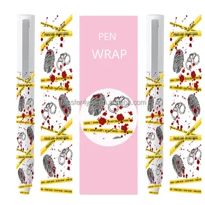 Sewill High Quality Customized Uv Dtf Pen Wraps Popular Uvdtf pen Wrap Transfers For Ink Pen