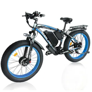 חשמלי לכלוך אופני 26*4.0 שומן צמיג אופני Ebike ארה"ב מחסן משלוח חינם חשמלי אופני כפולה מנוע 2000w 48v 22.4ah CE 7 מהירות