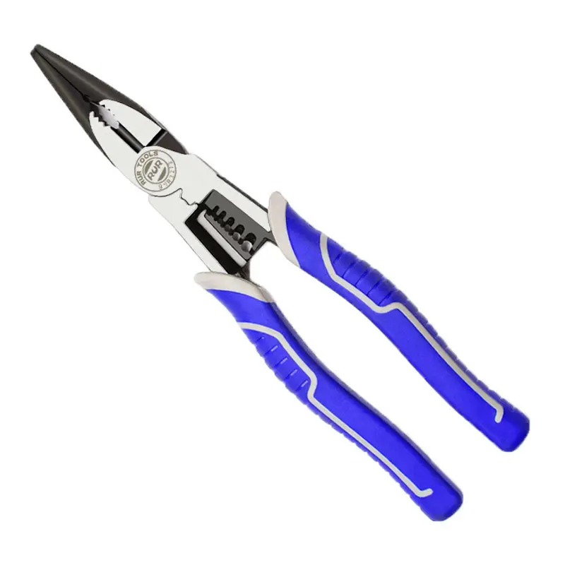 8 in 9in professional electrician needle nose plier wire twist stripping crimping pliers multi function tool plier