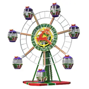 Ferris wheel photo frame mold pot with trailer christmas tree rides christmas decorative 50m small coin operated ferris wheel