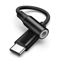 Adaptateur audio DAC HiFi USB C vers 3,5 mm avec microphone pour téléphone portable Worthspark