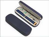 Boîte de rangement médical en PU durable personnalisée InjexMed pour stylo injecteur, pour cartouche de 3 ml et étui pour stylo de beauté réutilisable, cadeau