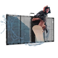 Écran LED super transparent, écran LED en verre, écran vidéo LED Muxwave, panneau LED transparent, écran SDK couleur pleine, intérieur