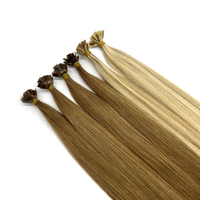Cheveux humains de qualité supérieure, prix de gros, pré-collés, kératine russe, Remy vierge, pointe en Y, double trame, couleur personnalisable
