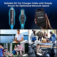 Câble d'alimentation CC pour allume-cigare de voiture 12V-24V pour Starlink Mini, câble de chargeur de voiture étanche pour Starlink Mini 2M 3M 5M