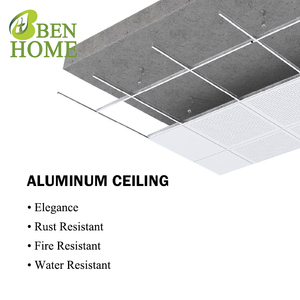 Rails de <span class=keywords><strong>plafond</strong></span> en métal léger, suspendus, pour carreaux de porcelaine, <span class=keywords><strong>plafond</strong></span> suspendu en aluminium - Product Image 5