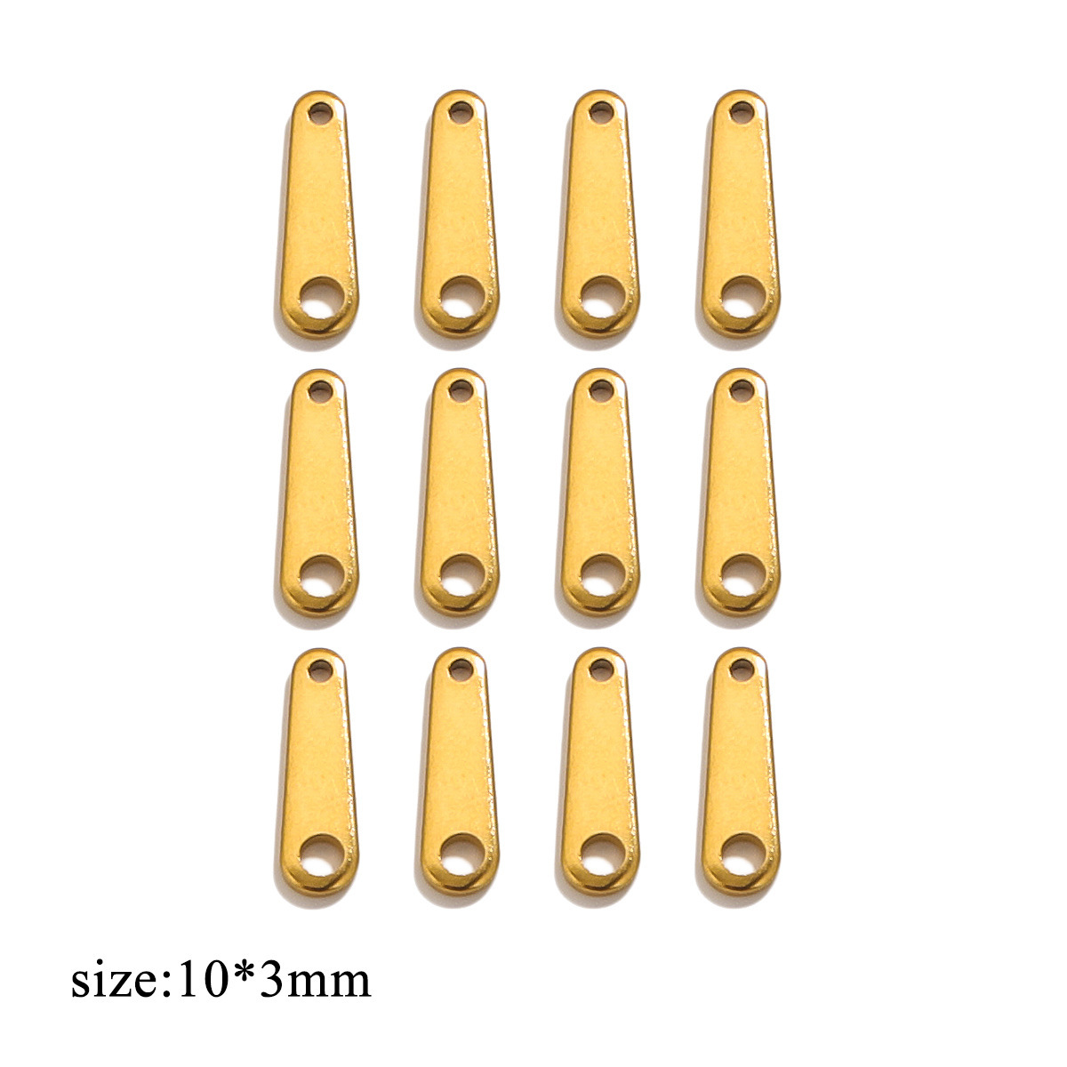 Gold-blank water drops