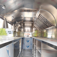 Remolque de Comida para Hot Dogs Totalmente Equipado, Remolque de Venta de Corn Dogs, Remolque de Cocina Móvil de Comida Rápida para Venta Ambulante