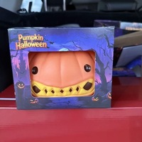 Jouet anti-stress géant en forme de citrouille pour Halloween, en PVC, rempli de farine, rebondissant, à presser, gadget sensoriel pour garçons et filles, petit modèle