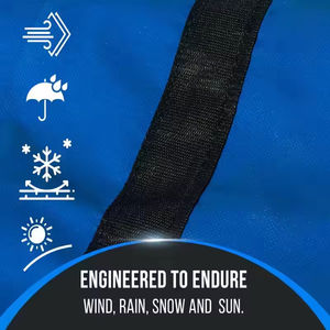 Bâche en PVC robuste pour camion plateau, tissu d'extérieur, avec rebords de 6 pieds, bâches légères pour bois de construction, bâches pour camions à plateau - Product Image 5