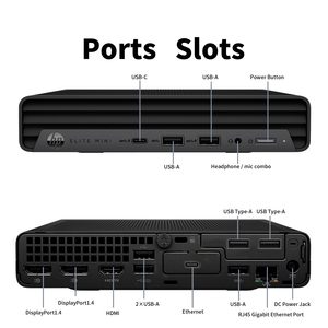 Computadora de Escritorio <span class=keywords><strong>HP</strong></span> <span class=keywords><strong>ProDesk</strong></span> <span class=keywords><strong>800</strong></span> G9 Mini para Negocios, Procesador I5/I7/I9 |   8GB de RAM | 512SSD |   Wi-Fi 6 - Product Image 4