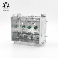Caja de Conexiones de Acero Galvanizado de 2 Salidas, Nivel de Protección Modelo 2304-LHTQ-2, Cajas para Dispositivos Eléctricos