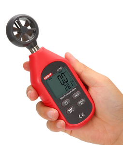 מד-רוח מיני UT363/UT363BT למדידת מהירות רוח וטמפרטורה עם העברת נתונים דרך בלוטות' לאפליקציה ניידת מותאמת אישית - Product Image 5