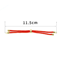 Beautiful Handmade String Bracelets Thread for Bracelet Making String Jewelry Adjustable Bracelets Red Rope for Women Girls