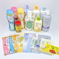 Étiquette thermorétractable personnalisée avec logo pour l'emballage des bouteilles de produits chimiques quotidiens, film rétractable en PVC imprimé en gravure haute brillance