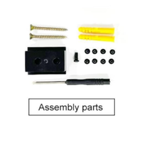 Kit d'accessoires pour ventilateur holographique à montage au plafond - Utilisation en extérieur et en intérieur, métal OEM avec un angle de vision de 170 degrés