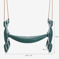 Balançoire interactive pour enfants, balançoire double pour aire de jeux extérieure, balançoire pour deux enfants face à face