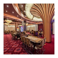 Tapis de jeu de casino commercial de haute qualité Chine luxe 80% laine 20% Nylon Axminster hôtel tapis fabriqué à la machine lavable