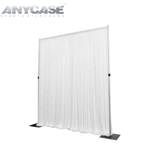 Ống Và Phông Nền Treo Cho Đám Cưới Và Sự Kiện Ống Kính Thiên Văn Bằng Nhôm Cong Và Rèm - Product Image 5