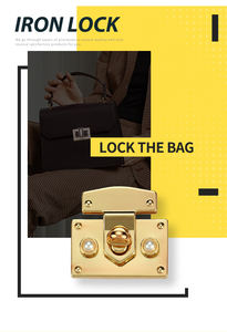 Модные аксессуары для сумок: замок для багажа, замена декоративной защелки для сумки, поворотный железный замок, аксессуары для сумок - Product Image 2