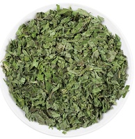 Feuilles de thé à la menthe poivrée, étiquette privée, couleur verte brut ample, g