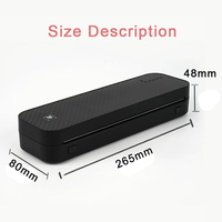 Imprimante thermique A4 à bas prix BT-210 mini imprimante thermique d'étiquettes portable sans fil sans encre pour documents