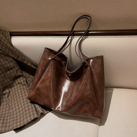 Sac à main de bureau de luxe grande capacité pour femmes, sac fourre-tout en cuir PU de haute qualité avec fermeture éclair, neuf pour femmes