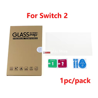 Protection d'écran en verre trempé pour Switch 2, anti-rayures, transparente, HD, film protecteur d'écran pour console Switch 2