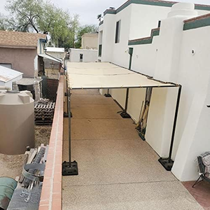 Grande <span class=keywords><strong>toile</strong></span> <span class=keywords><strong>d</strong></span>'<span class=keywords><strong>ombrage</strong></span> beige <span class=keywords><strong>pour</strong></span> terrasse extérieure, <span class=keywords><strong>pergola</strong></span>, jardin, plantes, serre, filet <span class=keywords><strong>d</strong></span>'<span class=keywords><strong>ombrage</strong></span> <span class=keywords><strong>pour</strong></span> la protection solaire et l'intimité - Product Image 6
