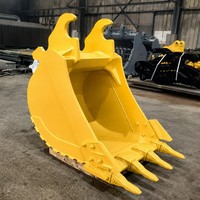 Bucket Penggali Standar 36 Inci untuk Excavator Caterpillar CAT308 8 Ton, Perlengkapan Mini Excavator, Alat Pemindahan Tanah