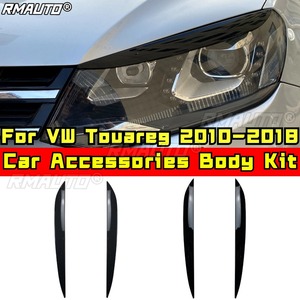 Kit carrosserie pour VW Touareg 2010-2018, yeux de phare, sourcils de phare, décoration de phare, garniture de style automobile, accessoires de voiture - Product Image 1
