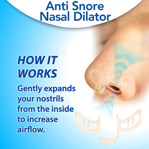 Dilatador Nasal de Silicona Anti-Ronquidos y Clip Nasal Deportivo para Facilitar la Respiración y Mejorar el Sueño - Product Image 2