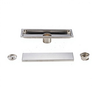 Desagüe <span class=keywords><strong>de</strong></span> <span class=keywords><strong>Ducha</strong></span> Lineal Moderno, Invisible, <span class=keywords><strong>de</strong></span> Acero Inoxidable, con Inserto para Azulejos, Ecológico, para Baños <span class=keywords><strong>de</strong></span> Hotel - Product Image 4