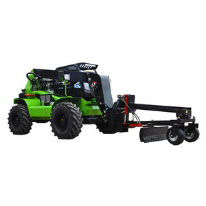 Barato <span class=keywords><strong>3</strong></span> 4 5 <span class=keywords><strong>ton</strong></span> Todas las ruedas conducen la carretilla elevadora del terreno áspero 4x4 Elevador telescópico con accesorio de abrazadera de pacas - Product Image 1