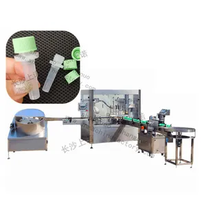reagent filling labeling machine line machine for vacuum blood collection test tube filling capping machine