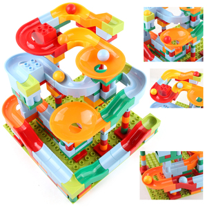 Juego de bloques de construcción de canicas, 182 piezas, bloques de plástico, juguetes educativos - Product Image 2