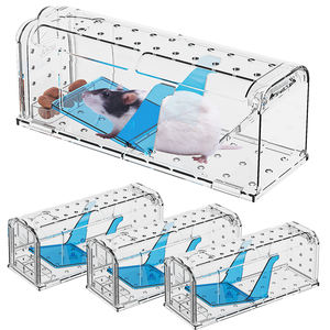 <span class=keywords><strong>Humane</strong></span> Plastic Live-Catch Slimme Tunnelval Voor Ratten En Knaagdieren Herbruikbare Milieuvriendelijke, Zeer Effectieve Muizenval - Product Image 1