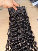 Expédition Rapide Cheveux Humains Bouclés Non Traités du Cambodge, Double Trame, Cheveux Bruts Vietnamiens, Indiens, Birmans Bouclés, Ondulés Profonds