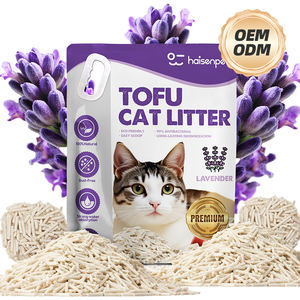 Oem Fabriek Directe Verkoop Premium 100% Natuurlijke Lavendel Plant Afbreekbaar Super Absorberend Tofu Kattenbakzand - Product Image 1