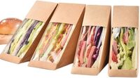 Boîtes à sandwich en carton jetables bon marché