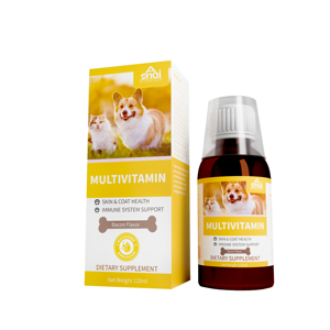 OEM suplemen hewan peliharaan Multivitamin tetes untuk anjing dan kucing kulit dan mantel alergi menghilangkan Gut vitamin kesehatan pencernaan untuk anjing - Product Image 2