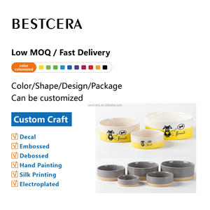 BESTCERA 모던하고 세련된 세라믹 애완 동물 먹이 그릇 부식 방지 작은 동물을위한 햄스터 그릇 피더 경제적으로 가격 - Product Image 2