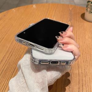 <span class=keywords><strong>Funda</strong></span> magnética para teléfono móvil iPhone14ProMax, <span class=keywords><strong>funda</strong></span> protectora para iPhone15Pro, 13 con carga inalámbrica, 12 transparente, 16 nueva, 17 para hombre - Product Image 3