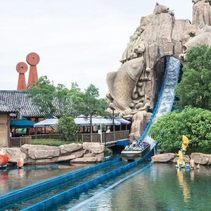 Manège aquatique Thrill Joy Big Splash Flume Ride, montagnes russes aquatiques, manège aquatique sur bois flottant à vendre - Product Image 3